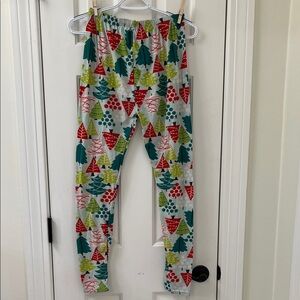 Festive Tree Patterned Leggings